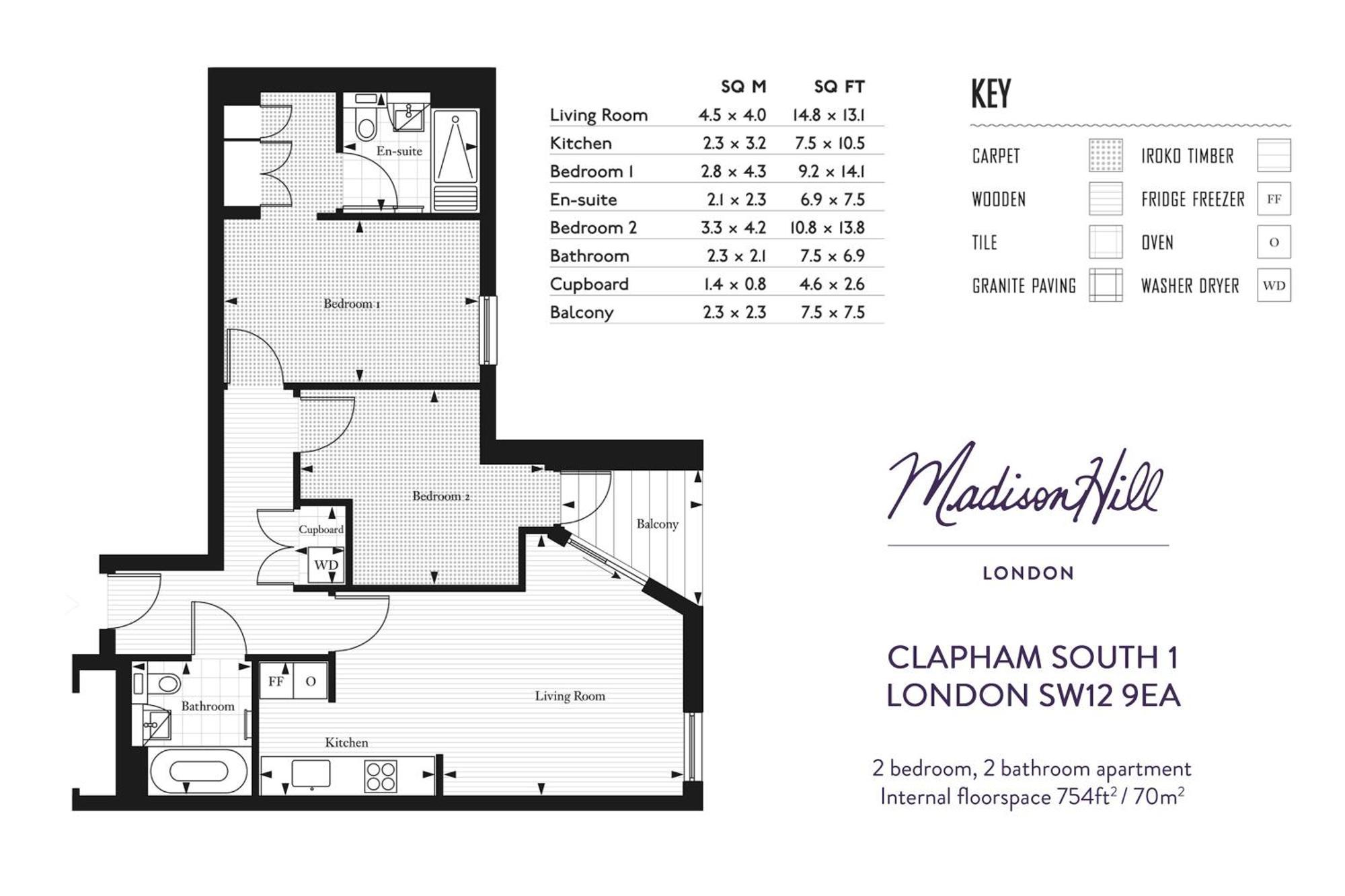 Madison Hill - Clapham South 1 - Two Bedroom Flat London Kültér fotó